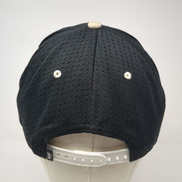 Stussy Capz Snapback Hat Black Embroidered Monogram Big S Logo 100% Polyester - Picture 6 of 9